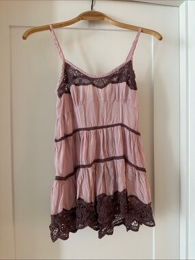 Free People lace cami tank top